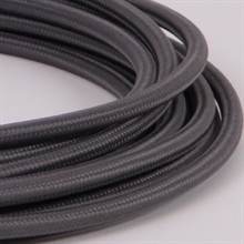 Dark grey textile cable